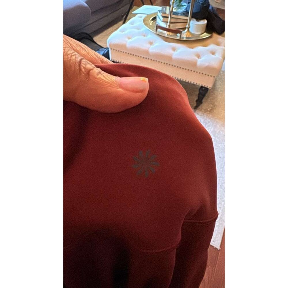 Athleta Rainier Tight High Rise Leggings in Spiced Cabernet Red Small S - Picture 7 of 8